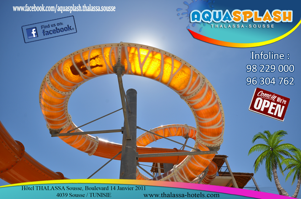 Franc succès pour l'Aquasplash du Thalassa Sousse !